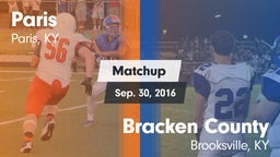 Matchup: Paris vs. Bracken County  2016