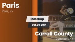 Matchup: Paris vs. Carroll County  2017