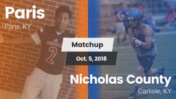 Matchup: Paris vs. Nicholas County  2018