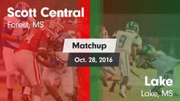 Matchup: Scott Central vs. Lake  2016