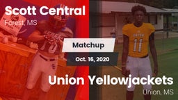 Matchup: Scott Central vs. Union Yellowjackets 2020