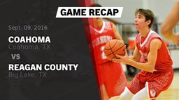 Recap: Coahoma  vs. Reagan County  2016