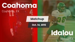 Matchup: Coahoma vs. Idalou  2016