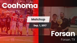 Matchup: Coahoma vs. Forsan  2017