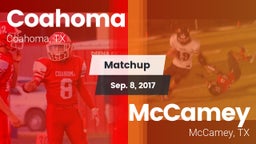 Matchup: Coahoma vs. McCamey  2017