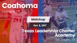 Matchup: Coahoma vs. Texas Leadership Charter Academy  2017