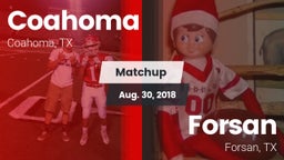 Matchup: Coahoma vs. Forsan  2018