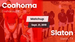 Matchup: Coahoma vs. Slaton  2018
