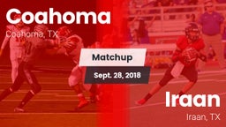 Matchup: Coahoma vs. Iraan  2018