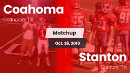 Matchup: Coahoma vs. Stanton  2018