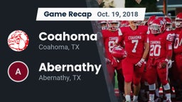 Recap: Coahoma  vs. Abernathy  2018
