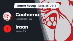 Recap: Coahoma  vs. Iraan  2018