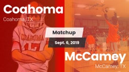 Matchup: Coahoma vs. McCamey  2019