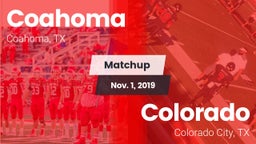 Matchup: Coahoma vs. Colorado  2019