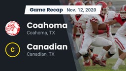 Recap: Coahoma  vs. Canadian  2020