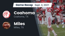 Recap: Coahoma  vs. Miles  2021