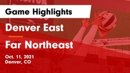 Denver East  vs Far Northeast  Game Highlights - Oct. 11, 2021