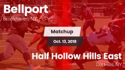 Matchup: Bellport vs. Half Hollow Hills East  2018