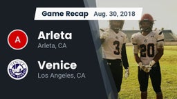 Recap: Arleta  vs. Venice  2018