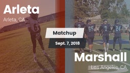 Matchup: Arleta  vs. Marshall  2018