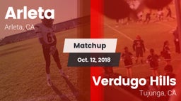 Matchup: Arleta  vs. Verdugo Hills  2018