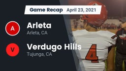 Recap: Arleta  vs. Verdugo Hills  2021