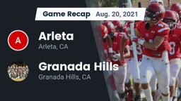 Recap: Arleta  vs. Granada Hills  2021