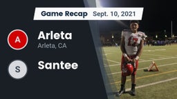 Recap: Arleta  vs. Santee 2021