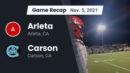 Recap: Arleta  vs. Carson  2021