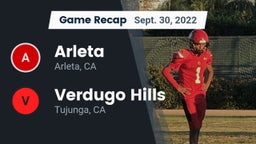 Recap: Arleta  vs. Verdugo Hills  2022