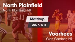 Matchup: North Plainfield vs. Voorhees  2016