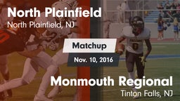 Matchup: North Plainfield vs. Monmouth Regional  2016