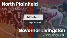 Matchup: North Plainfield vs. Governor Livingston  2019