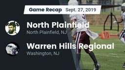 Recap: North Plainfield  vs. Warren Hills Regional  2019