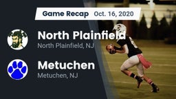 Recap: North Plainfield  vs. Metuchen  2020