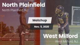 Matchup: North Plainfield vs. West Milford  2020
