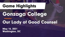 Gonzaga College  vs Our Lady of Good Counsel  Game Highlights - May 14, 2021