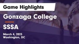 Gonzaga College  vs SSSA Game Highlights - March 4, 2023