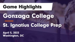 Gonzaga College  vs St. Ignatius College Prep Game Highlights - April 5, 2023