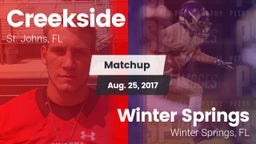 Matchup: Creekside vs. Winter Springs  2017