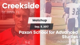 Matchup: Creekside vs. Paxon School for Advanced Studies 2017