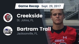 Recap: Creekside  vs. Bartram Trail  2017