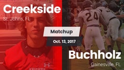 Matchup: Creekside vs. Buchholz  2017