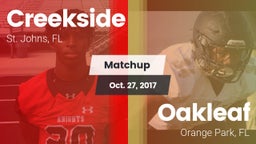 Matchup: Creekside vs. Oakleaf  2017
