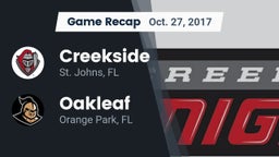 Recap: Creekside  vs. Oakleaf  2017