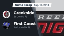 Recap: Creekside  vs. First Coast  2018