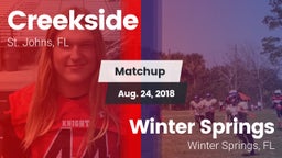 Matchup: Creekside vs. Winter Springs  2018