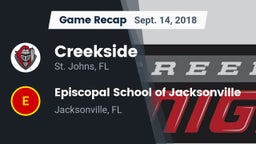 Recap: Creekside  vs. Episcopal School of Jacksonville 2018