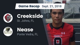 Recap: Creekside  vs. Nease  2018