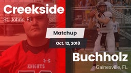 Matchup: Creekside vs. Buchholz  2018